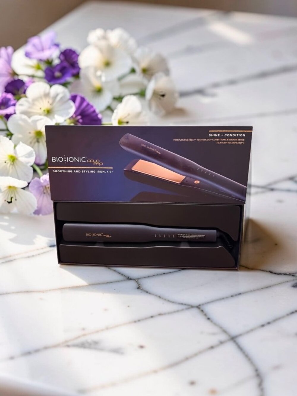 Bio Ionic Gold Pro Smoothing & Styling Iron 1.5"